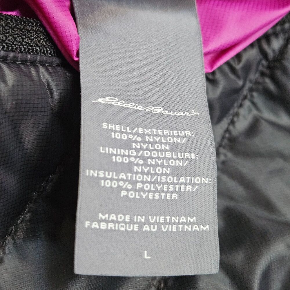 Eddie Bauer First Ascent Jacket Women L PrimaLoft Pertex Quantum Reversible Hood - Picture 8 of 12